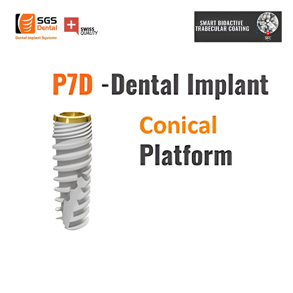 Dental implant Conical Platform P7D